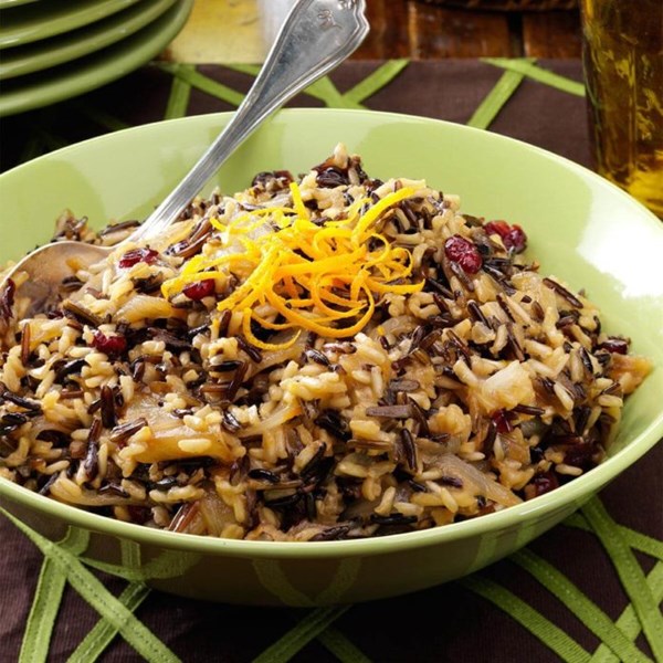 Cranberry rice 'n' onions