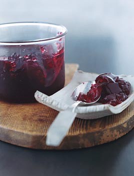 Cranberry rosemary wine jelly