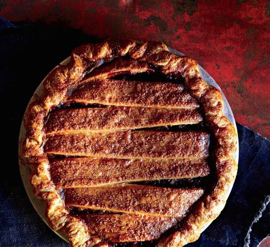 Cranberry sage pie 