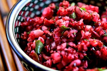 Cranberry salsa
