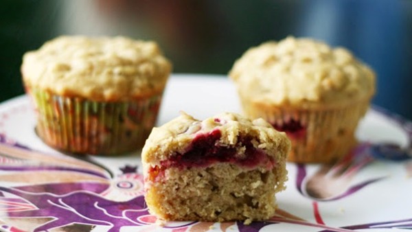 Cranberry sauce muffins