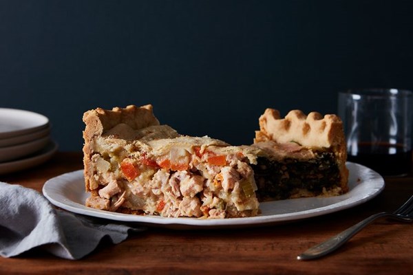 Cranberry sauce pie