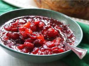 Cranberry sauce, two ways