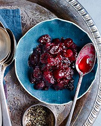 Cranberry sauce with dried cherries