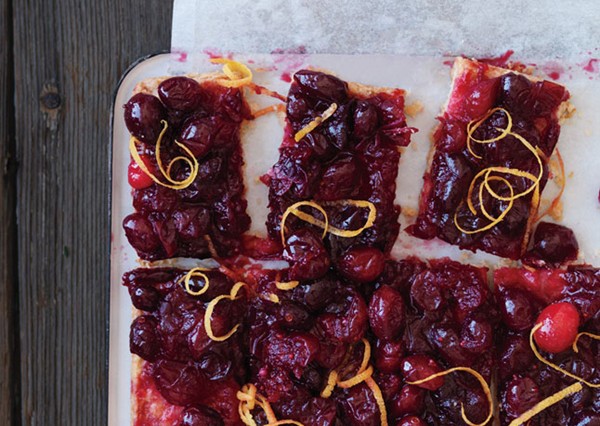 Cranberry shortbread