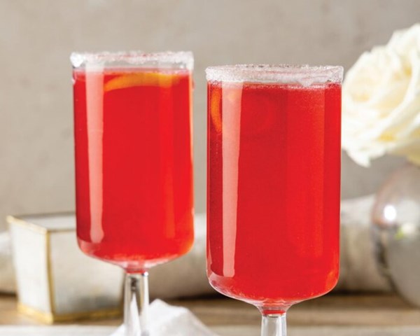 Cranberry simple syrup
