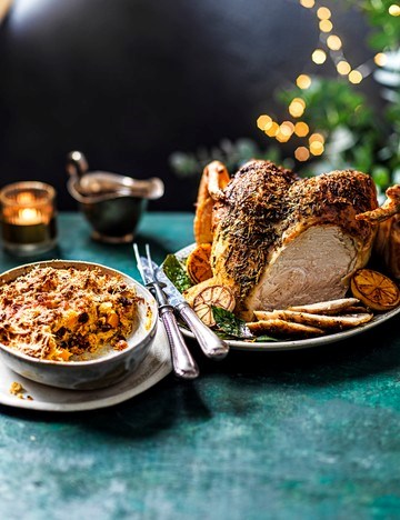 Cranberry, squash and sage stuffing
