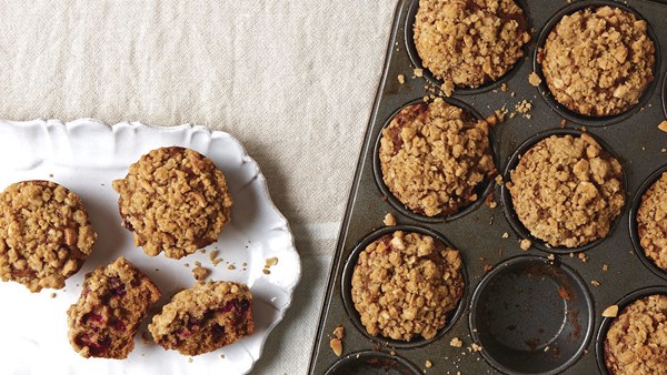 Cranberry streusel muffins