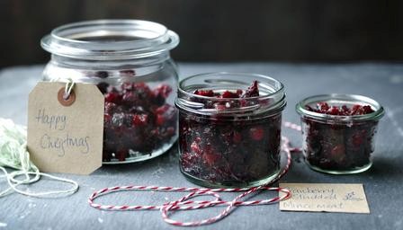 Cranberry-studded mincemeat
