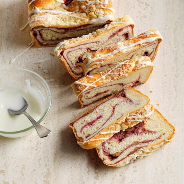 Cranberry swirl loaf