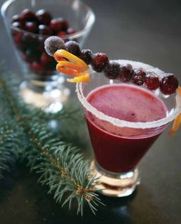 Cranberry swizzle sticks