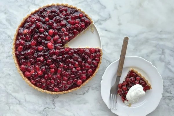 Cranberry tart