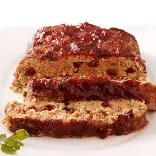 Cranberry-turkey meatloaf