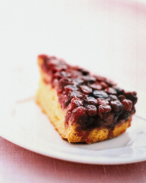 Cranberry upside down cake