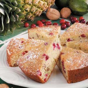 Cranberry zucchini wedges 