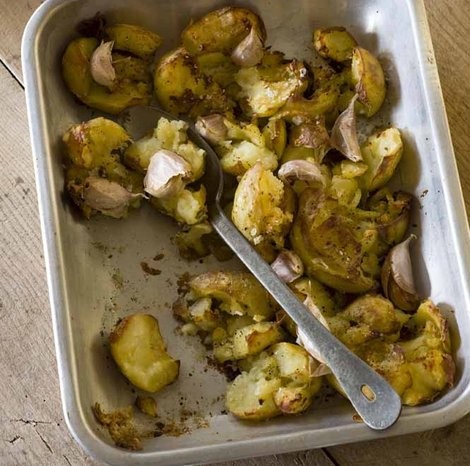 Crashed potatoes