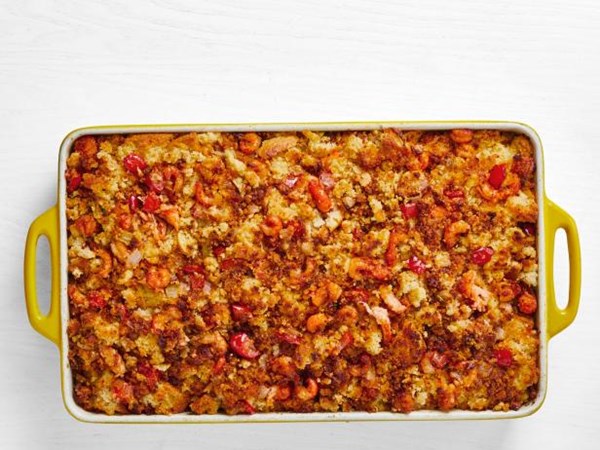 Crawfish cornbread dressing