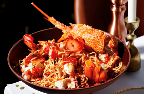 Crayfish, caper and chilli spaghetti