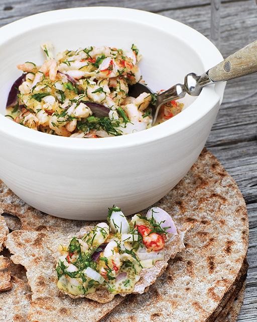 Crayfish salad