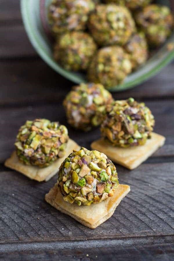 Crazy Greek feta, sun-dried tomato and pistachio truffles