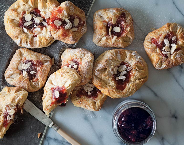 Cream cheese-and-jam Danish