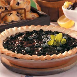 Cream cheese blueberry pie