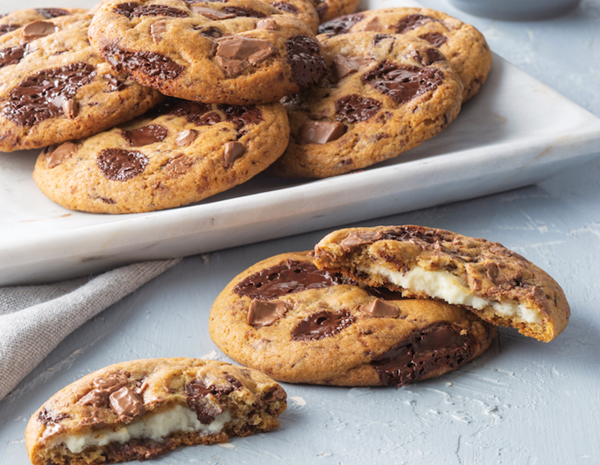 Cream cheese-filled chocolate chip cookies