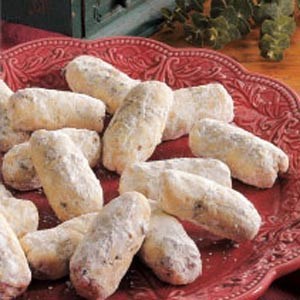 Cream cheese finger cookies