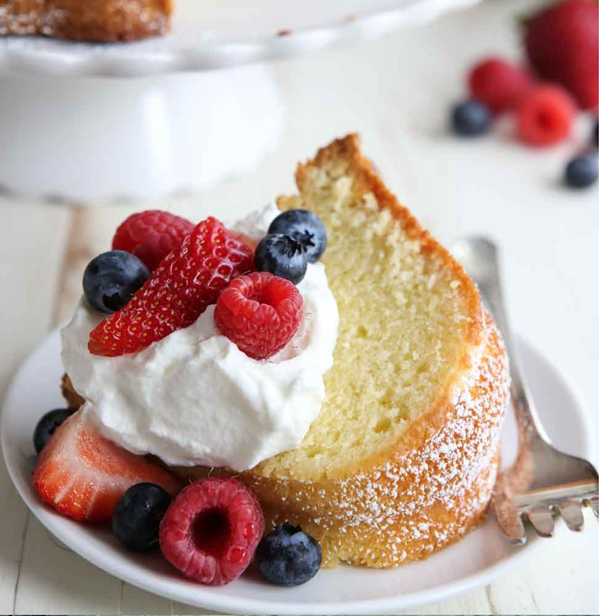 Cream cheese pound cake