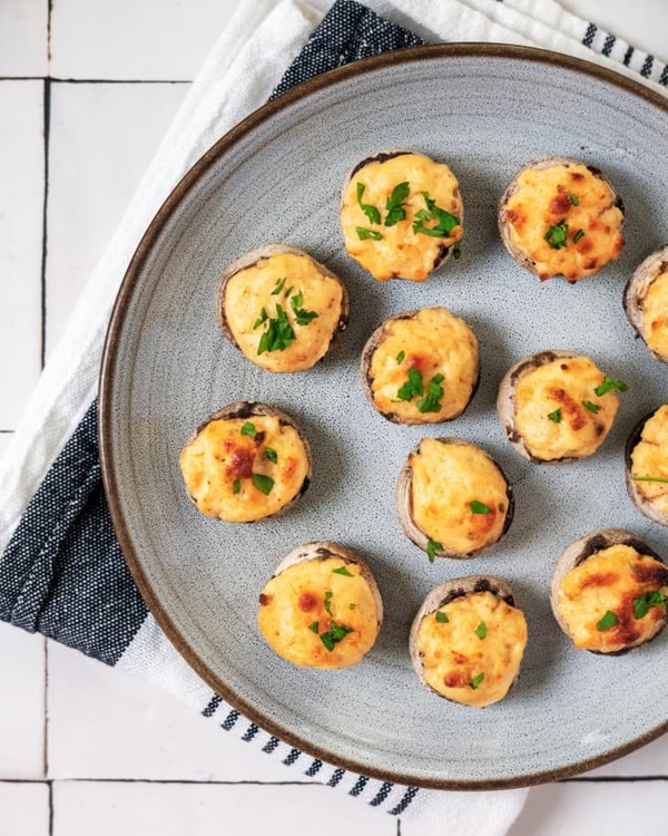 Cream cheese stuffed mushrooms 