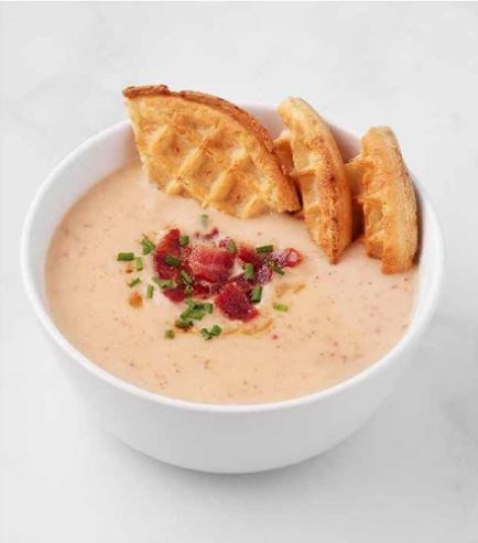 Cream of bacon soup
