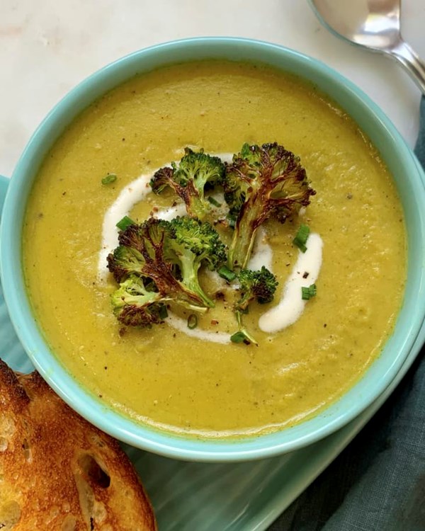 Cream of broccoli soup 