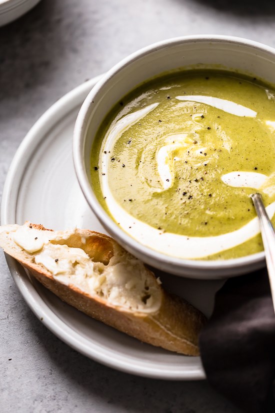 Cream of broccoli soup