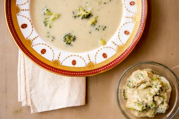 Cream of broccoli soup concentrate