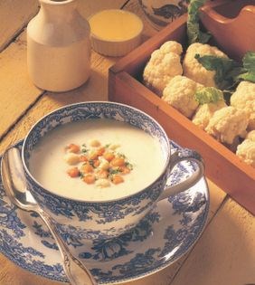 Cream of cauliflower soup
