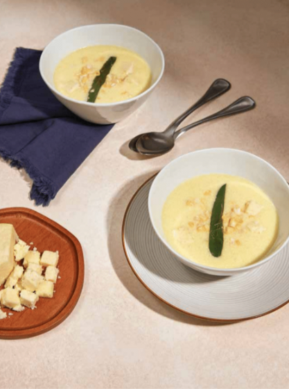 Cream of corn soup (Crema de elote)