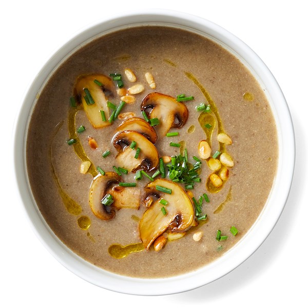 "Cream" of mushroom soup