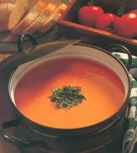 Cream of tomato soup