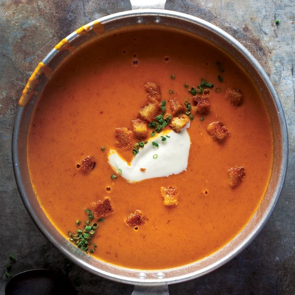 Cream of tomato soup