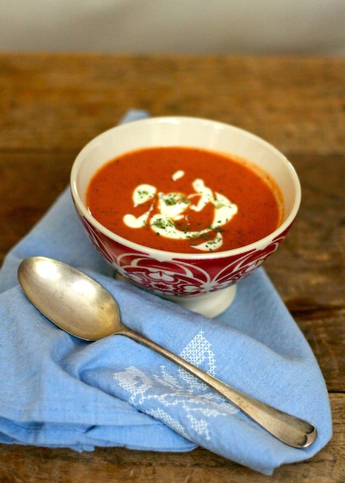 Cream of tomato soup