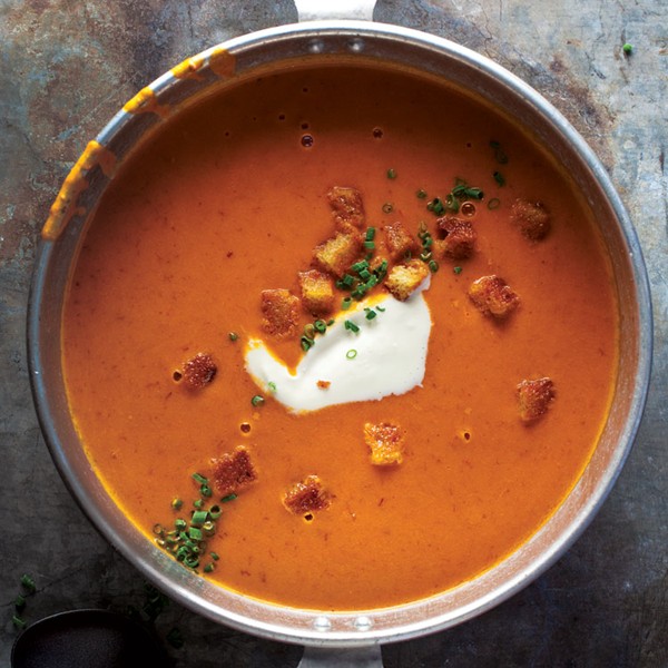 Cream of tomato soup