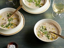 Cream of wild mushroom soup