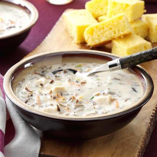 Cream of wild rice soup