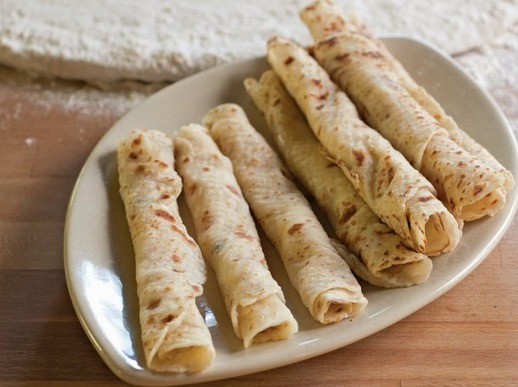 Cream potato lefse