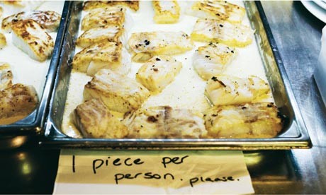 Creamed-baked cod with dill