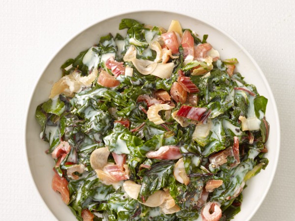 Creamed chard