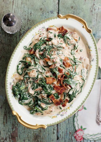 Creamed collard greens