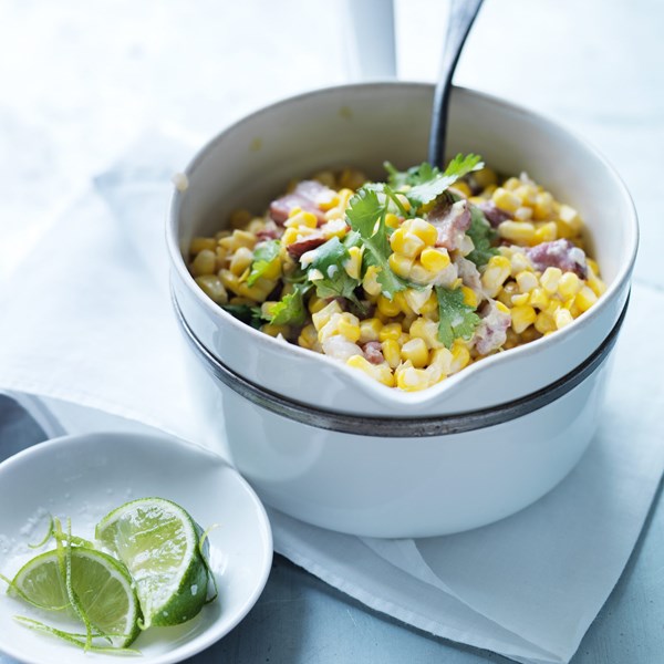 Creamed corn with bacon [Michael Symon]