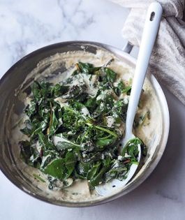 Creamed greens