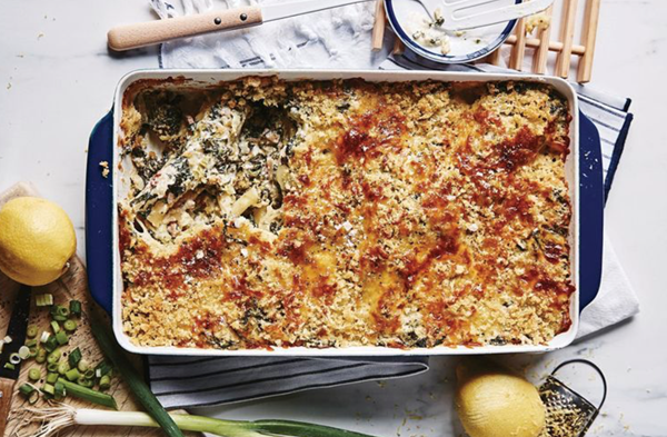 Creamed greens cannelloni